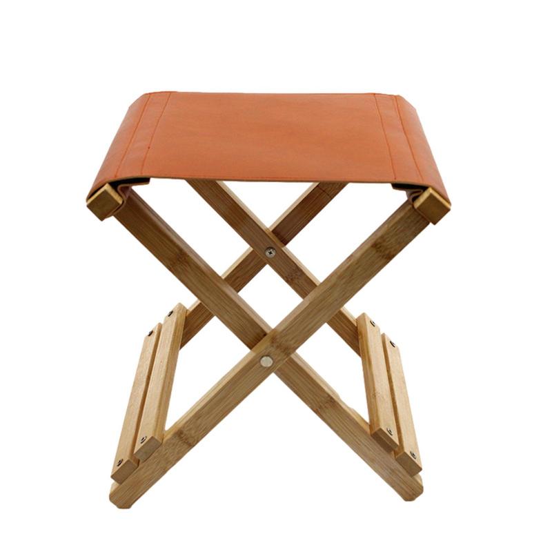 야외 낚시 의자 가죽 접이식 캠핑 의자 피크닉 쿠션 미니 스토리지 낚시 의자 초경량 낚시 액세서리